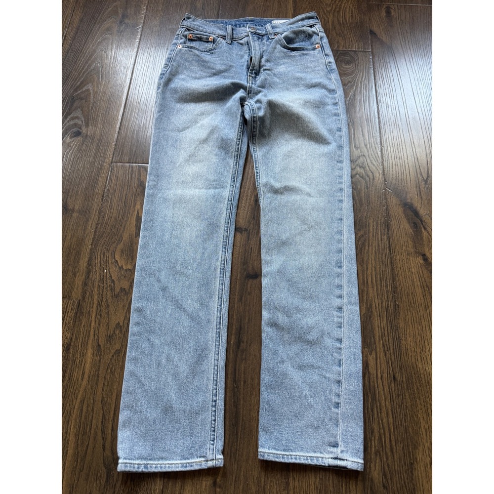 Gap 90s Straight High Rise Jeans Light Wash Blue Denim Size 26 2 Regular